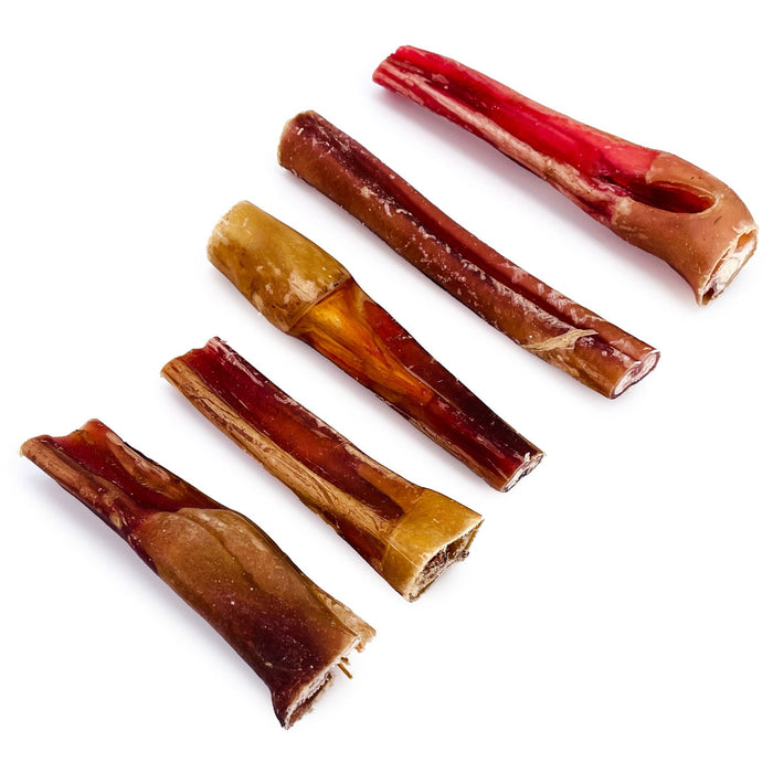 Value Pet Supplies ValueBull Bully Sticks for Large Dogs, Thick 4-6 Inch, Varied Shapes, 50 Count