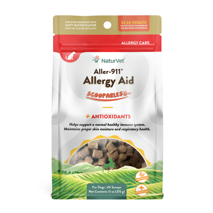 NaturVet Scoopables Aller-911 Allergy Aid for Dogs 11oz