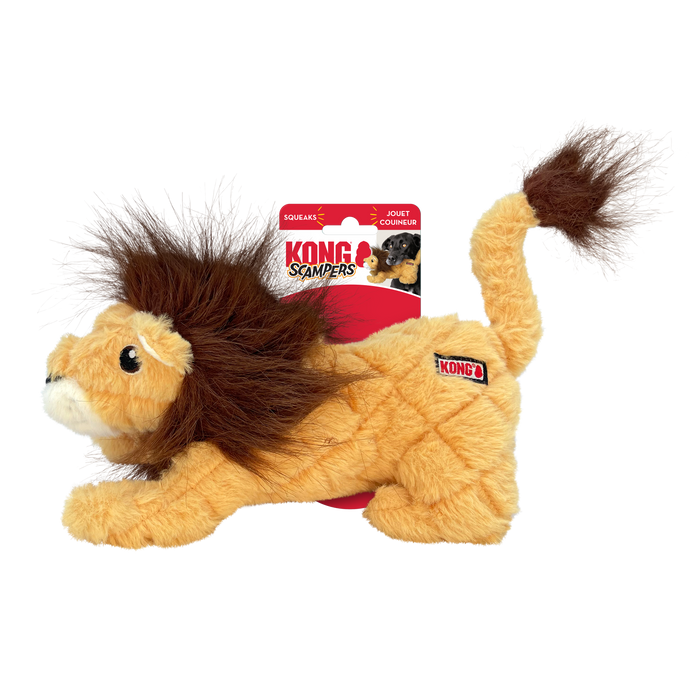 KONG Scampers Dog Toy Lion MD - Image 2