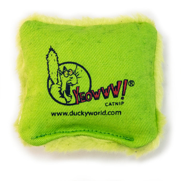 Yeowww! Pillow Catnip Cat Toy Green One Size