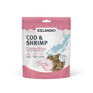 Icelandic+ Combo Bites Dog Treats Cod & Shrimp 3.0oz - Image 2