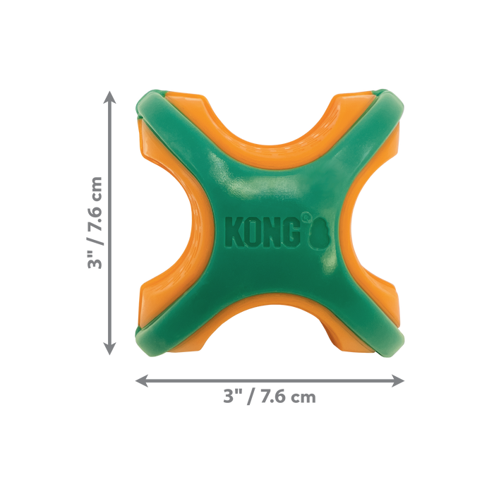 KONG Rambler Rattlez Dog Toy X-Ball LG - Image 2