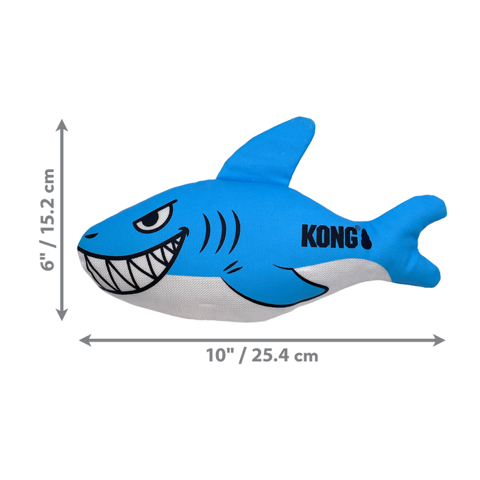 KONG Maxx Friends Dog Toy Shark MD - Image 2
