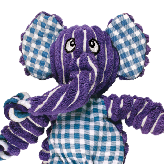 KONG Floppy Knots Elephant Dog Toy Purple MD/LG - 2 - Image 5