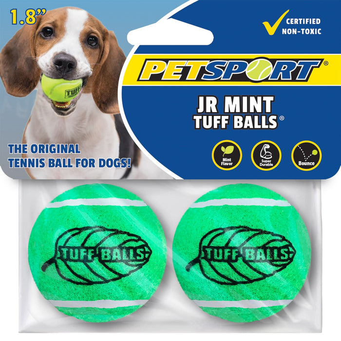 Petsport USA Jr. Mint Balls Dog toy Assorted 2 Pack 1.8 in