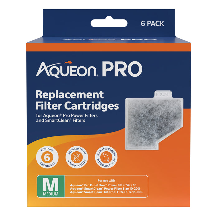 Aqueon Pro Replacement Filter Cartridges MD 6pk