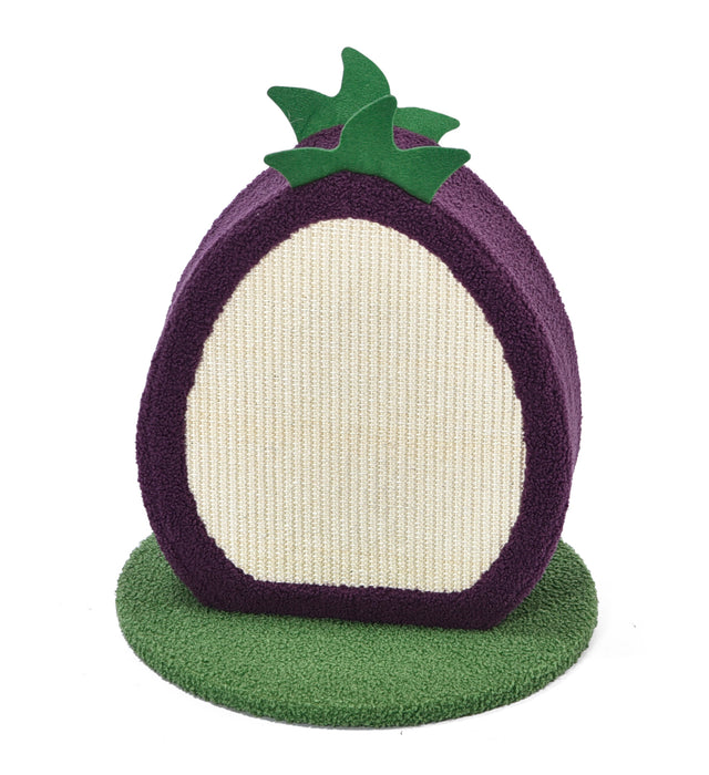 Max & Marlow Apple Novelty Cat Scratcher Plum - Image 2