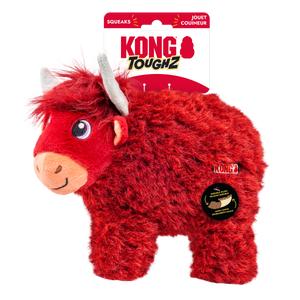 KONG Toughz Dog Toy Highland Cow MD - Image 2