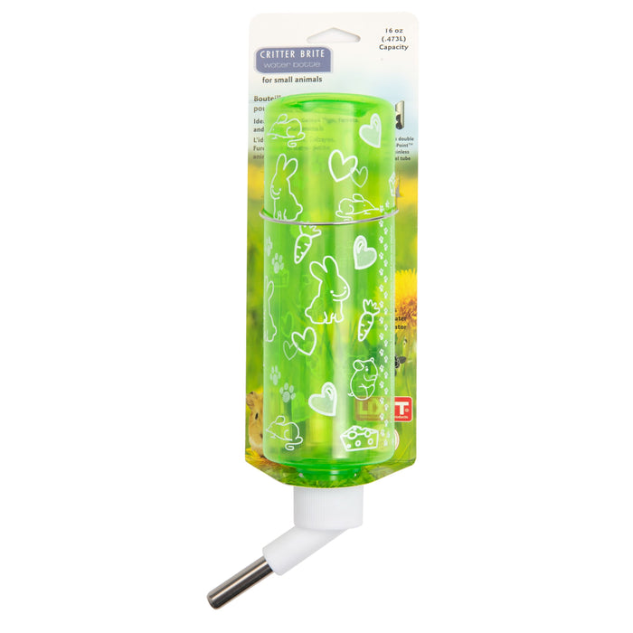 Lixit Critter Bright Water Bottle for Small Animals Assorted 16 Ounces