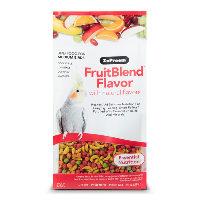ZuPreem FruitBlend Bird Food Medium Birds 0.875 lb - Image 5