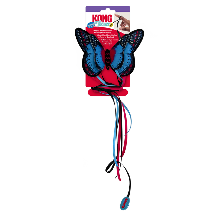 KONG Teaser Butterfly Cat Toy Assorted One Size - Image 2