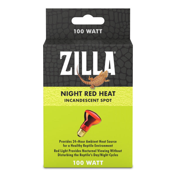 Zilla Incandescent Spot Bulb Night Red 100 watts