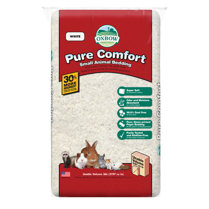Oxbow Animal Health Pure Comfort Small Animal Bedding White 36L