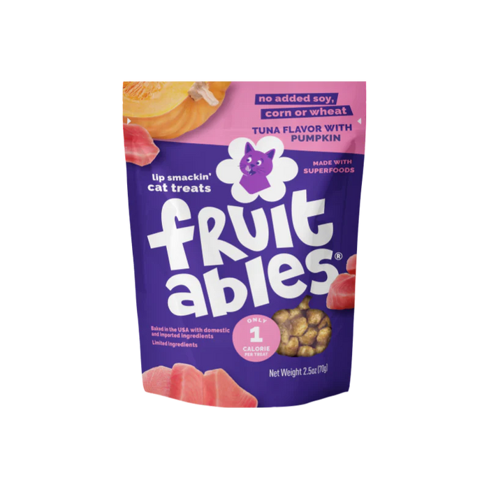 Fruitables Limited Ingredient Crunchy Cat Treats Tuna w/Pumpkin 2.5oz