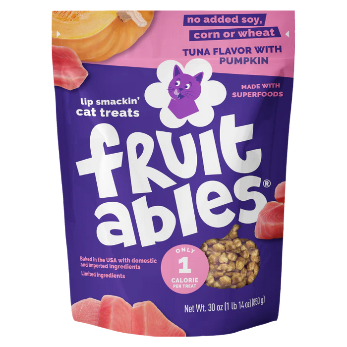 Fruitables Limited Ingredient Crunchy Cat Treats Tuna w/Pumpkin 2.5oz