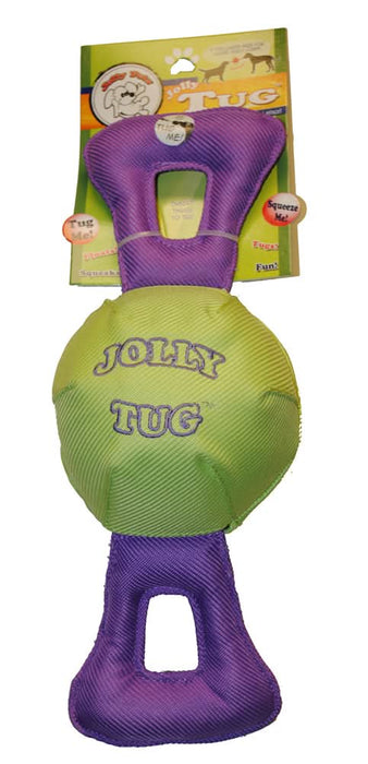 Jolly Pet Jolly Tug Durable Squeaking Dog Toy Assorted LG