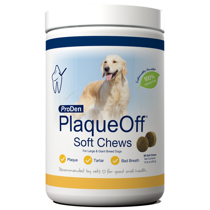 NaturVet Proden PlaqueOff Large & Giant Breed Dog Soft Chews 90ct
