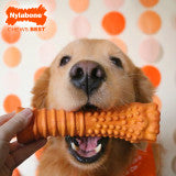 Nylabone Strong Chew Textured Knuckle Bone Dog Chew Toy 70th Birthday Orange Swirl Bacon & Cheese X-Large (1 Count)