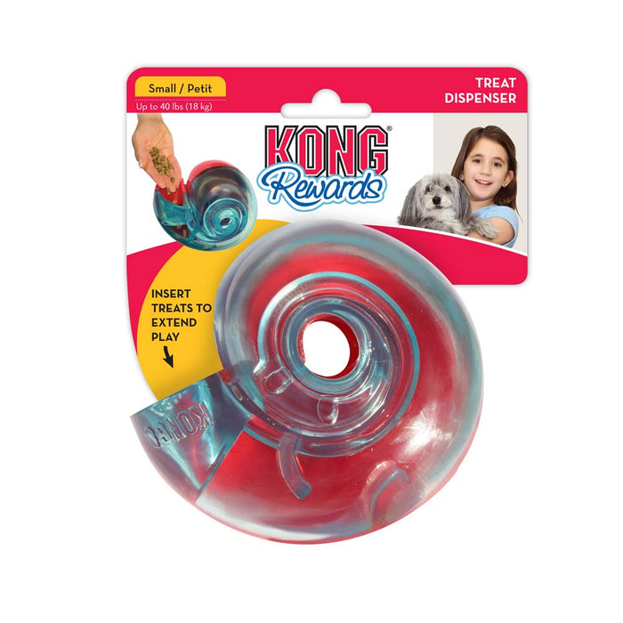 KONG Rewards Treat Dispenser Dog Toy Red SM - Image 2