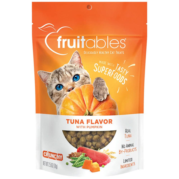 Fruitables Limited Ingredient Crunchy Cat Treats Tuna w/Pumpkin 2.5oz