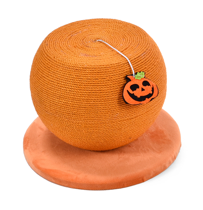 Max & Marlow Apple Novelty Cat Scratcher Pumpkin - Image 2