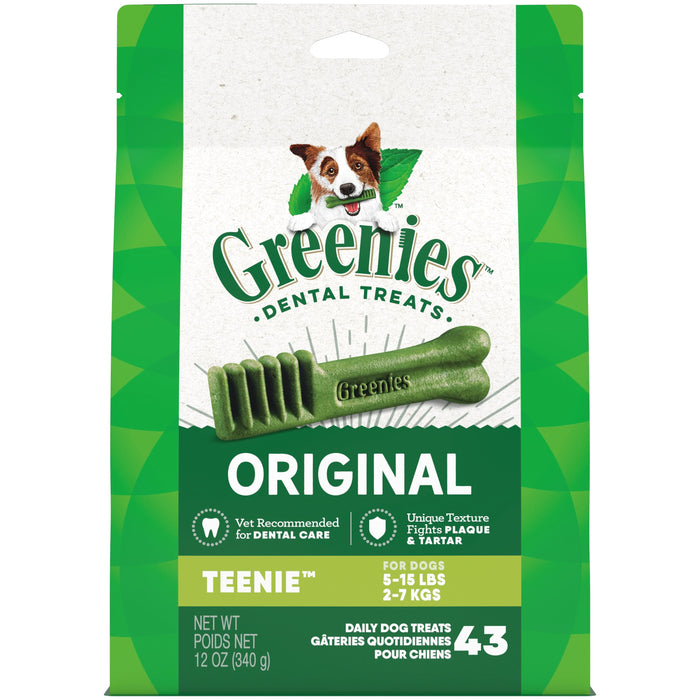Greenies Dog Dental Treats Teenie Original 12oz 43ct