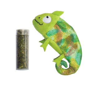 KONG Refillables Critter Catnip Cat Toy Chameleon One Size - Image 2