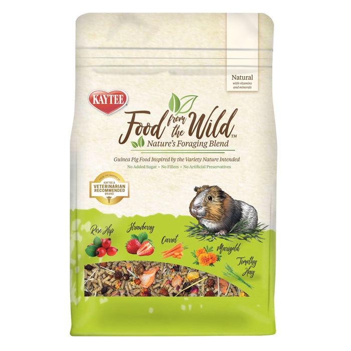Kaytee Food From The Wild Guinea Pig Food, 4 pounds