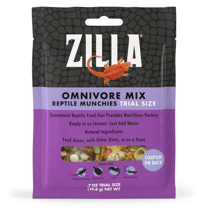 Zilla Reptile Munchies, Omnivore Mix .7 Ounces