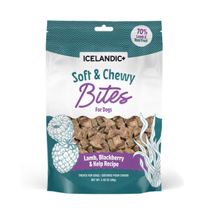 Icelandic+ Soft & Chewy Bites Dog Treat Lamb & Blackberry 2.8oz - Image 2