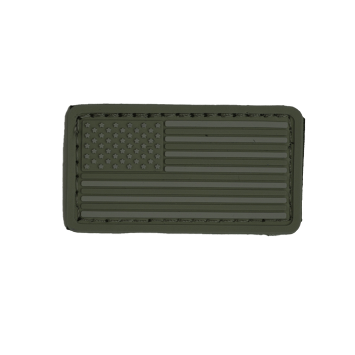 Boss Dog Tactical Collar Patch Green USA Flag One Size