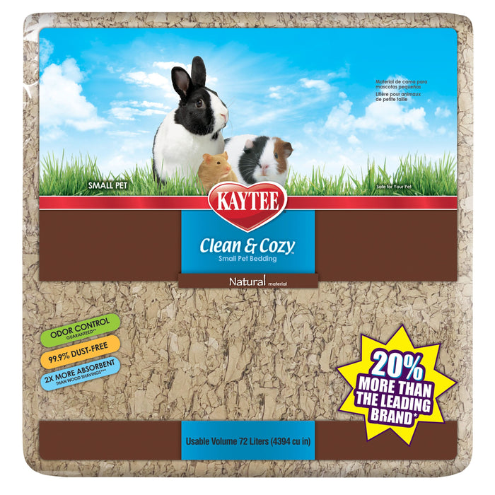 Kaytee Clean & Cozy Natural Paper Bedding 72 Liters