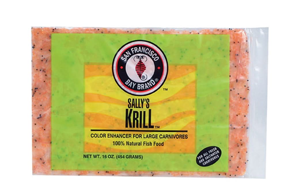San Francisco Bay Brand Krill Frozen Fish Food 16 oz