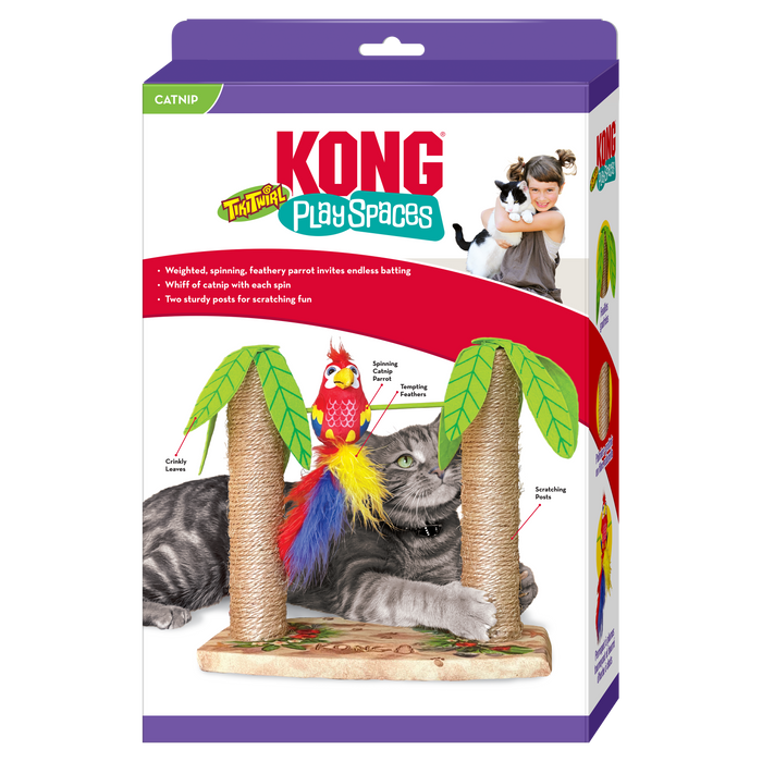 KONG Play Spaces Tiki Twirl Cat Toy One Size - Image 2