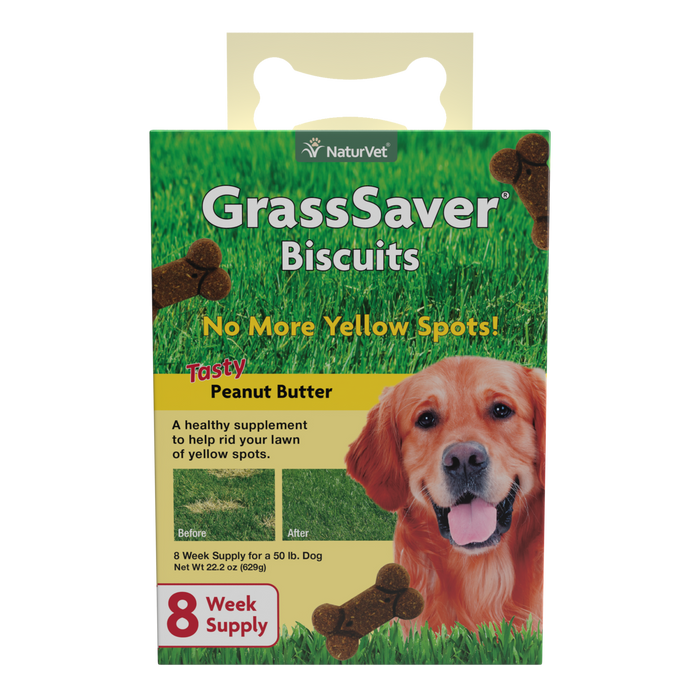 NaturVet GrassSaver Dog Biscuits 11oz
