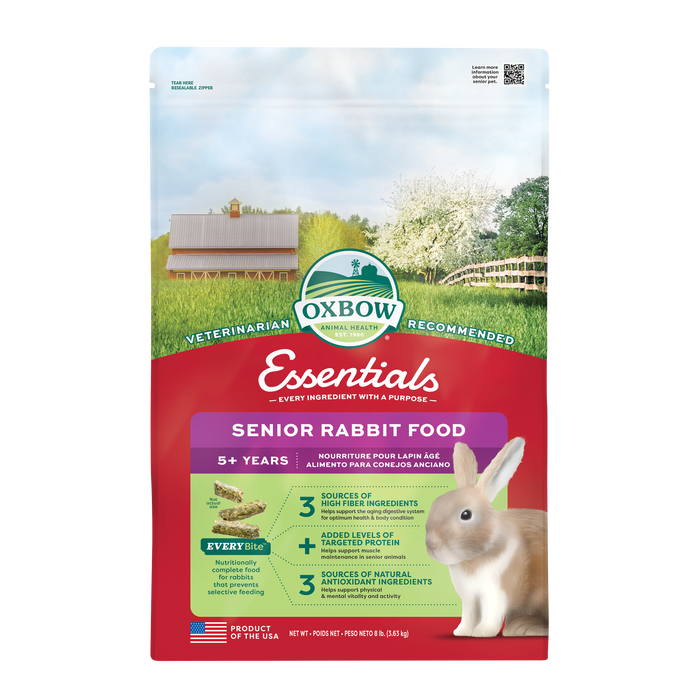 Oxbow Animal Health Essentials Senior Rabbit Food 8lb
