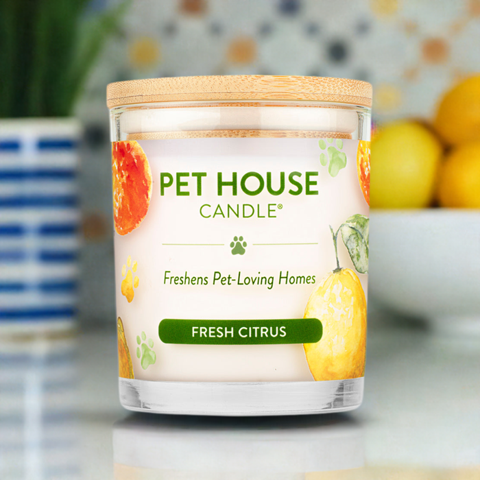 One Fur All Fresh Citrus Candle