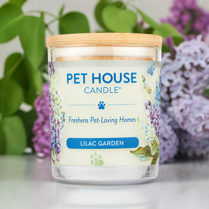 One Fur All Lilac Garden Candle
