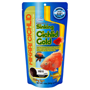 Hikari USA Cichlid Gold Sinking Pellets Fish Food 12oz Mini - Image 2