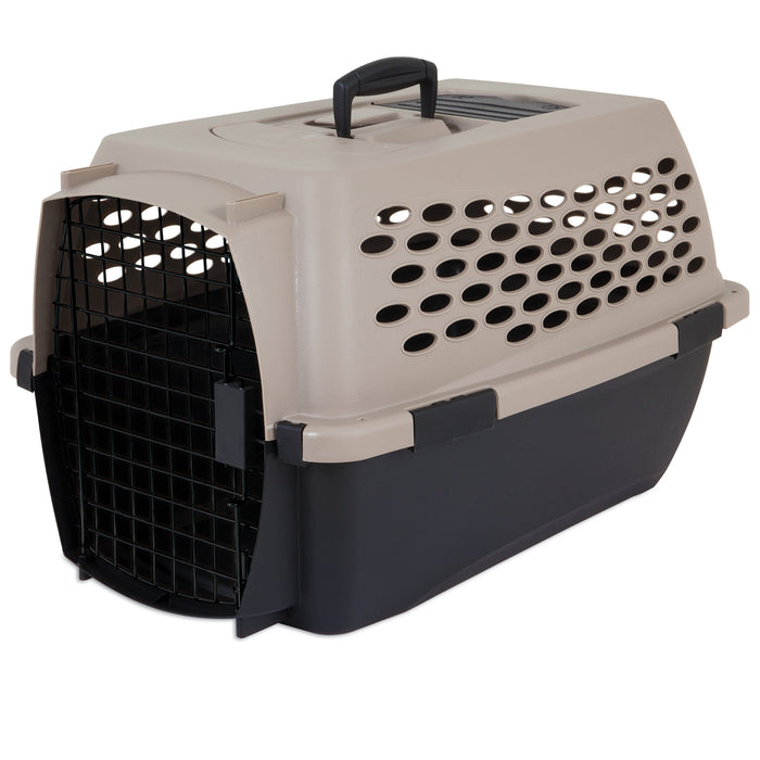 Petmate Vari Dog Kennel Taupe, Black 24 in