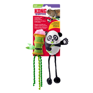KONG Scrattles Cat Toy Panda 2pk - Image 2
