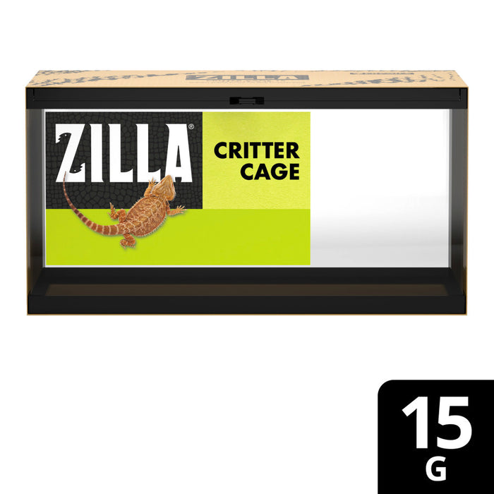 Zilla Critter Cage® Reptile Terrarium 15 Gallons