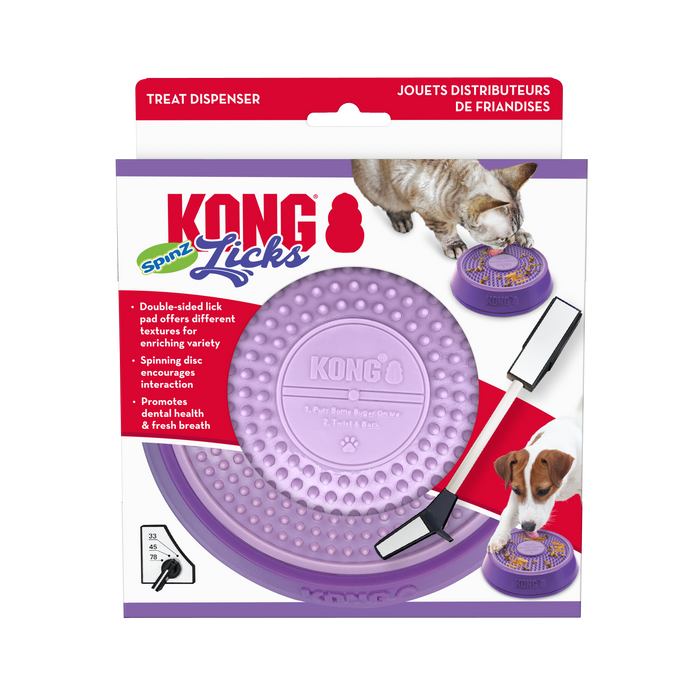 KONG Licks Spinz Treat Dispenser SM - Image 2