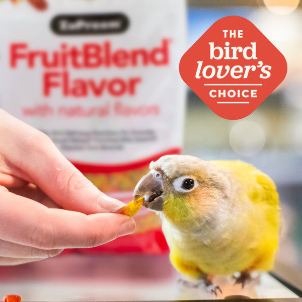 ZuPreem FruitBlend Bird Food Parrots & Conures - African Greys, Conures, Amazons, Cockatoos 17.5lb