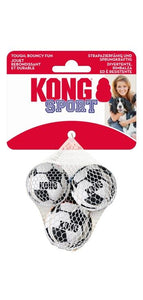 KONG Sport Soccer Balls Dog Toy XS 3pk - Image 2