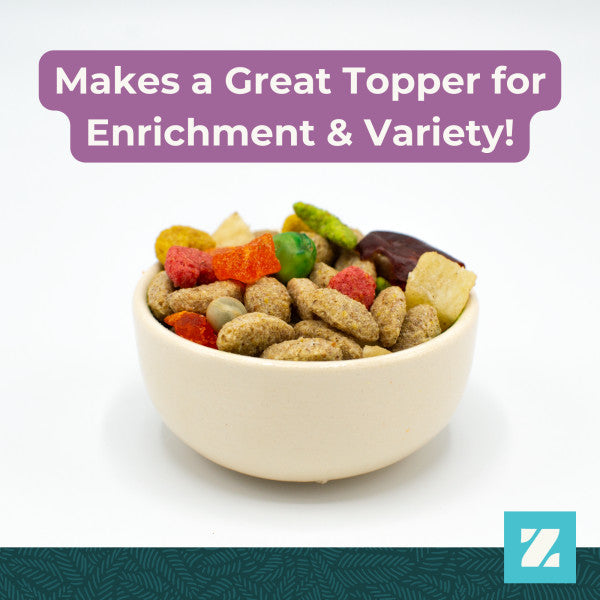 ZuPreem Pure Fun Bird Food for Small Birds - Parakeets, Budgies, Parrotlets, Canaries, Finches 2lb