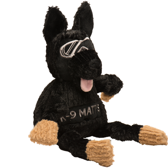 HuggleHounds HuggleCause™, Project K-9 Hero, K-9 Mattis Knottie® Plush Dog Toy, Large