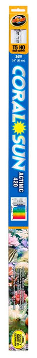 Zoo Med Coral Sun Actinic 420 T5 HO Lamp Blue 35 in