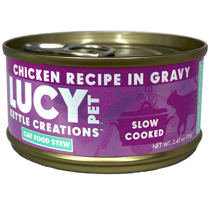 Lucy Pet Products Kettle Creations Adult Wet Cat Food Chicken 2.75oz (Pack of 12)