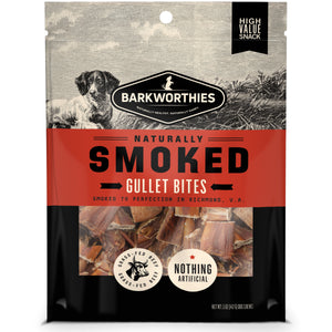 Barkworthies Smoked Gullet Bites Dog Treat 5oz - Image 2